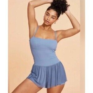 Blogilates Barre Romper in Troposphere Sz 1X NWT